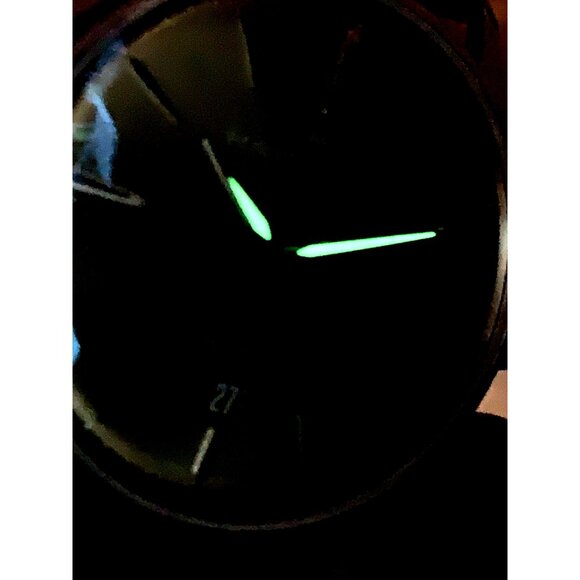 Hamilton Men's Watch H38525561 Swiss Automatic Green Dial Leather Band 40mm - Picture 8 of 15